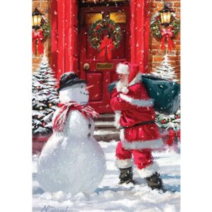Santa and Snowman